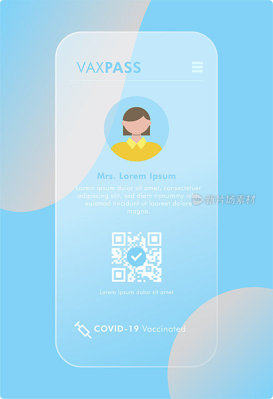 移动Covid-19疫苗护照- VaxPass